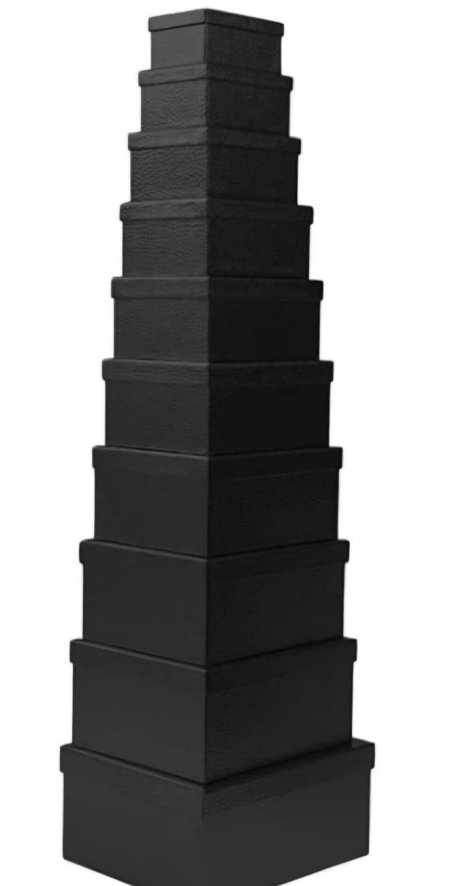 A7-2 صندوق مستطيل 10 قطع كبير